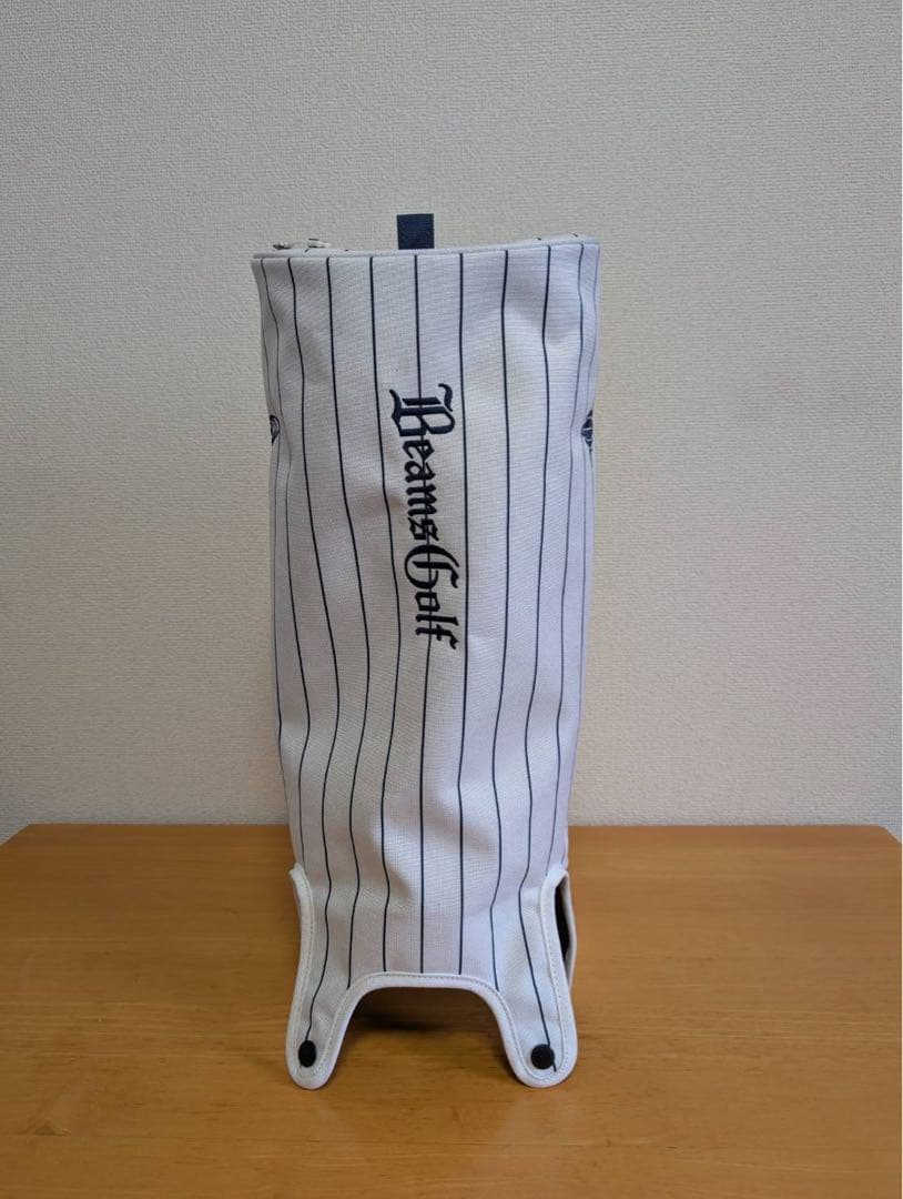 BEAMS GOLF ピンストライプ エイトハーフ キャディバッグ