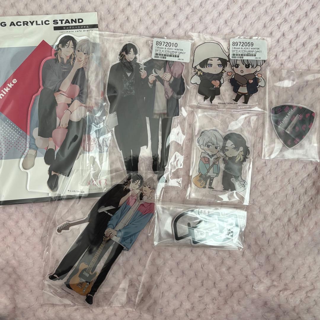 ピンクハートジャム しっけ アクリルスタンド