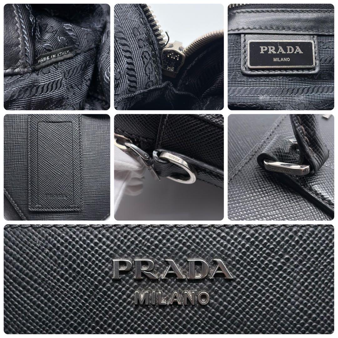 PRADA サフィアーノ キュイール 2WAY ブリーフケース ビジネスバッグ