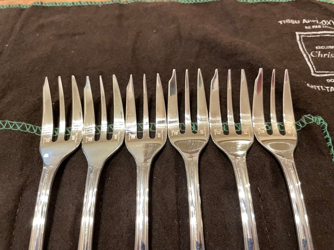 クリストフル　マルメゾン　ケーキフォーク×６本セット