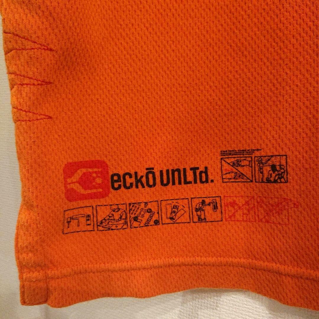 ECKO UNLTD. エコーアンリミテッド ラガーシャツ 2XL オレンジ