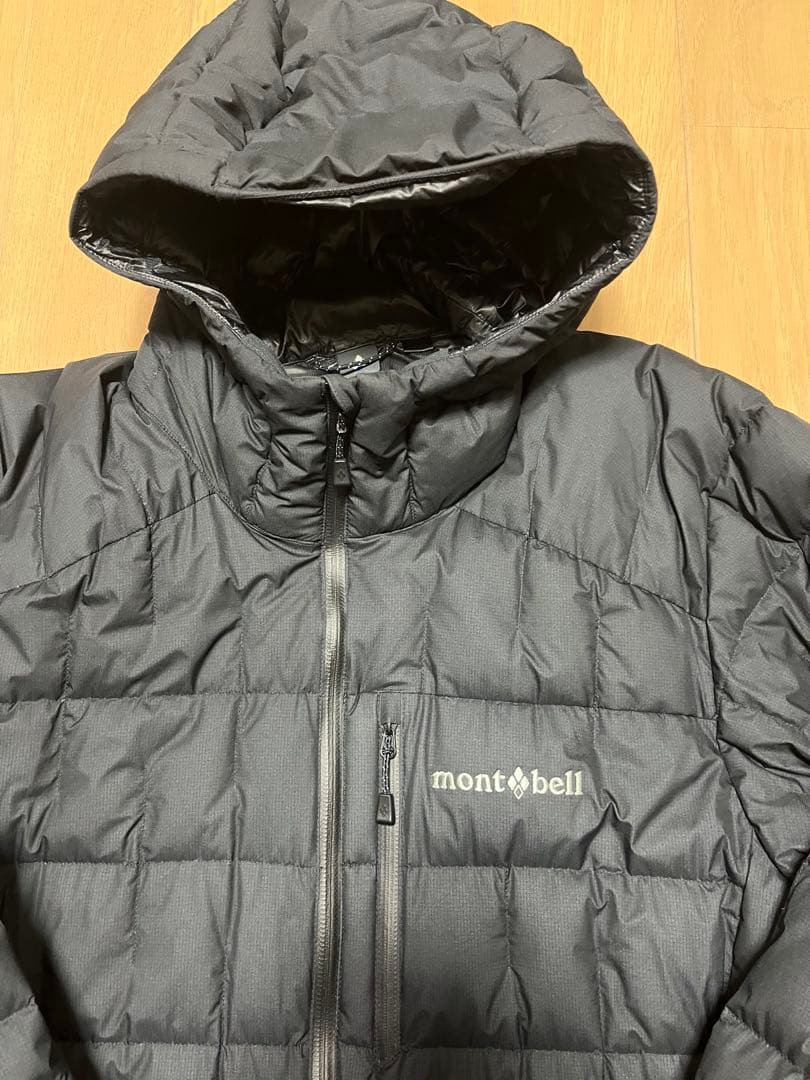 montbell イグニスダウンパーカ ブラック　Ｌ ゴアテックス