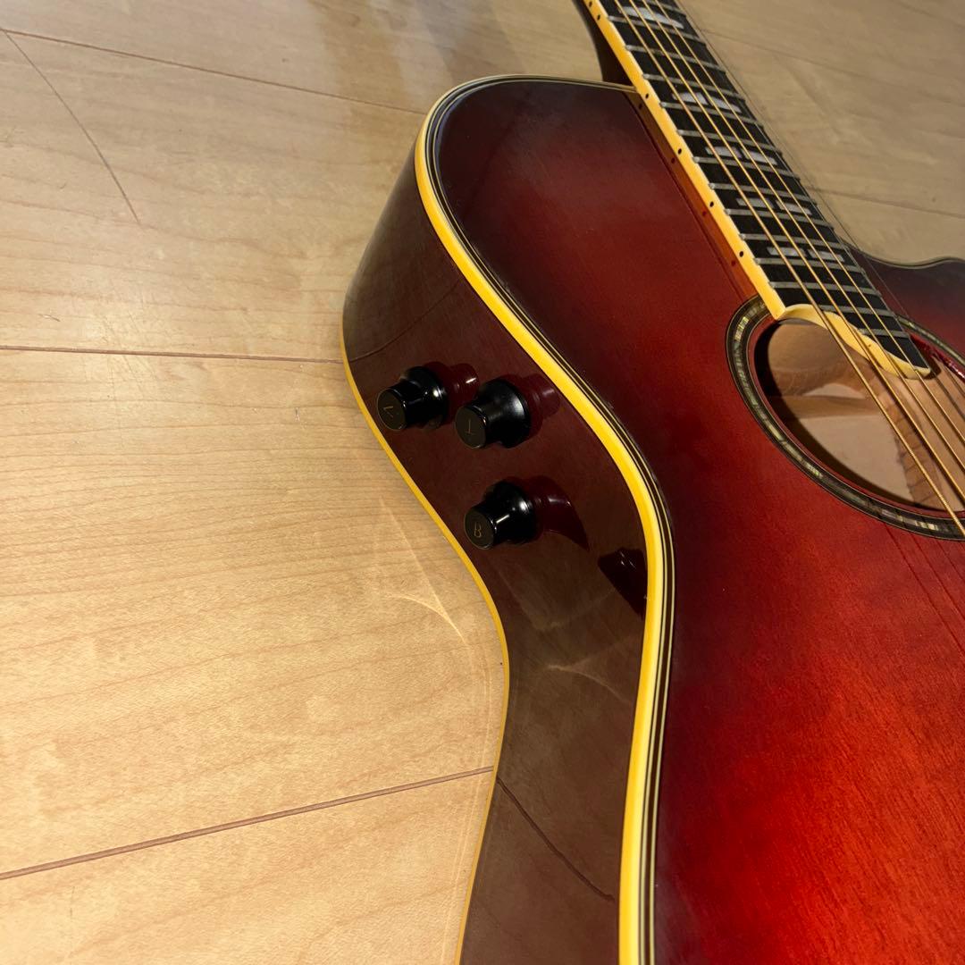 美品　超希少　高級エレガットギター　YAMAHA CWE-18 虎目トップ