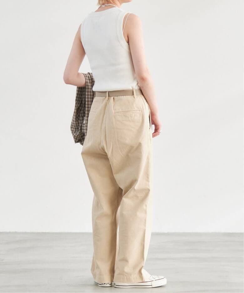 Spick and Span Higuchi×S チノワイドパンツ 38