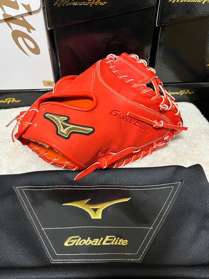 ミズノ　グローバルエリート　號SAKEBI　硬式　キャッチャーミット　ミズノプロ