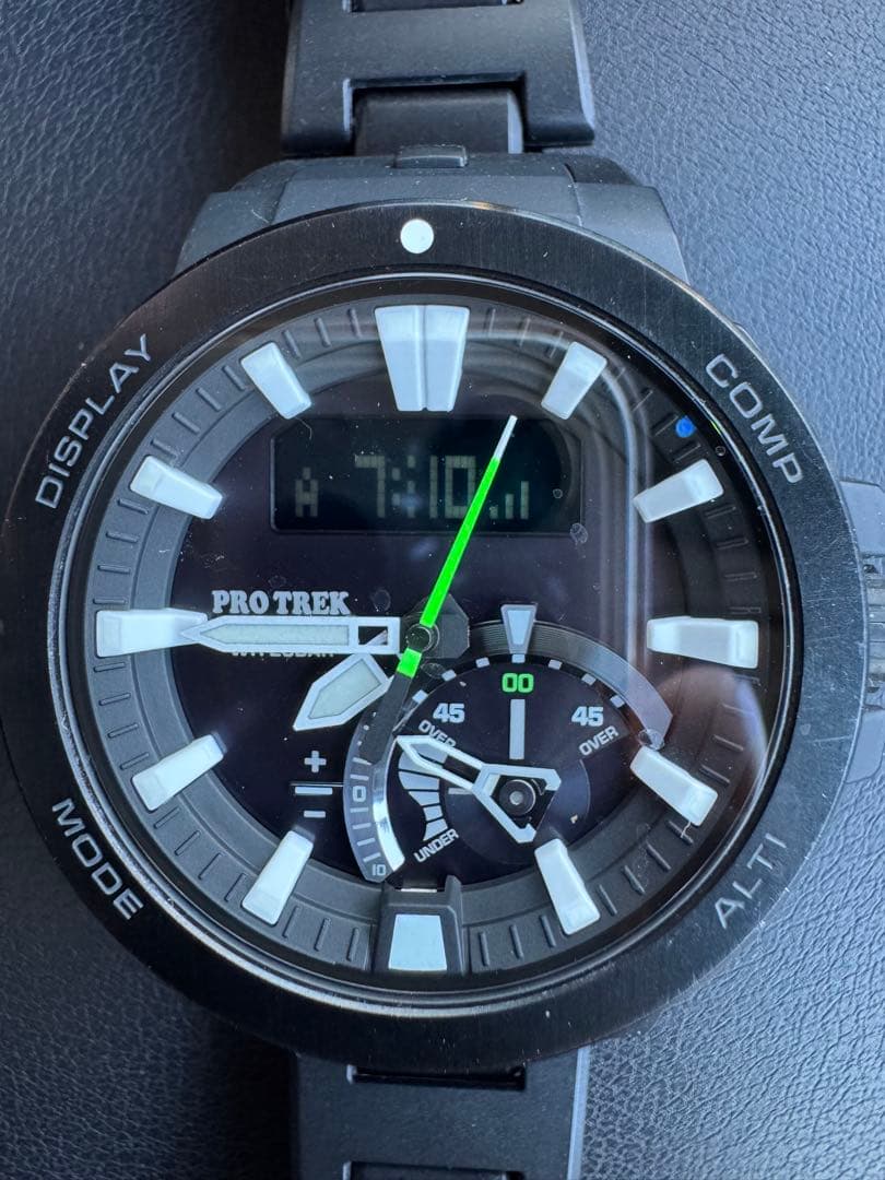 PRO TREK PRW-7000FCブラック 腕時計