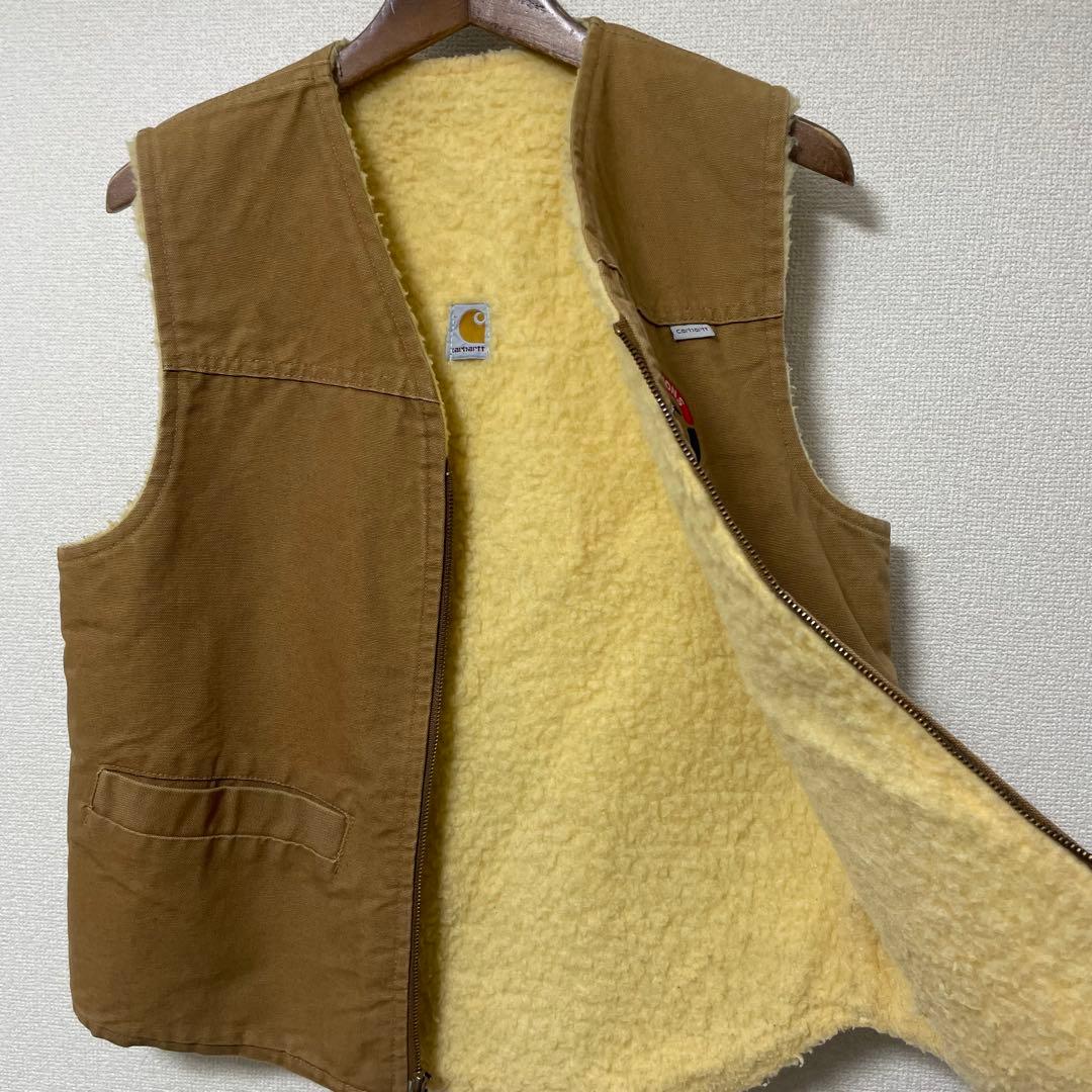 80s USA製 Carhartt × AKZO SALT INC.ダックベスト