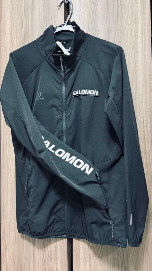 サロモンロゴ入り／オンヨネ　ウィンドブレーカー　ジャケット　Lサイズ