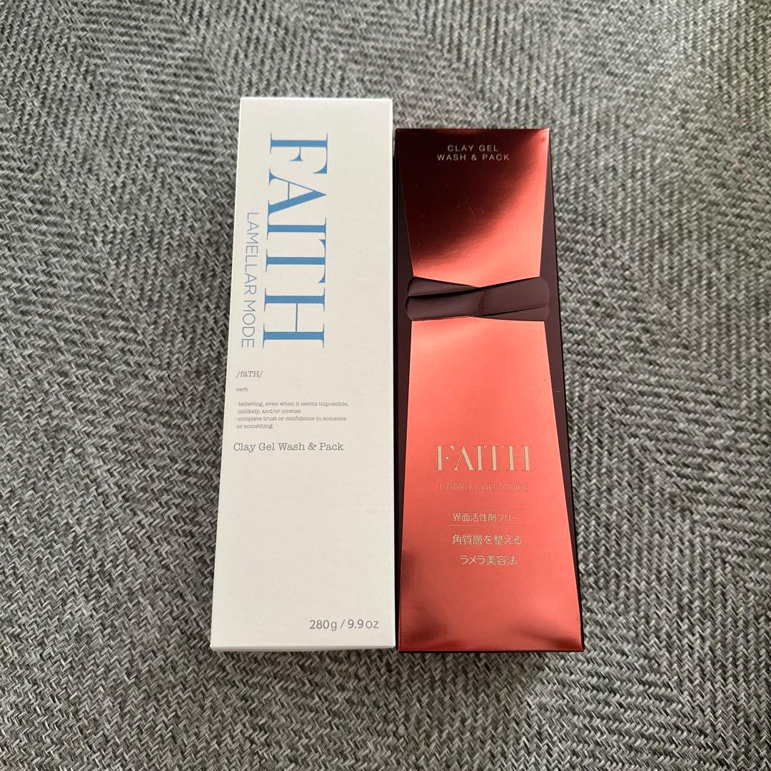FAITH ラメラモード　クレイゲルウォッシュ&パック