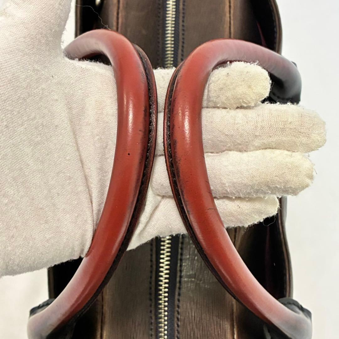 【美品】ヴィヴィアンウエストウッド アドバン ビジネスバッグ レザー A4可 茶