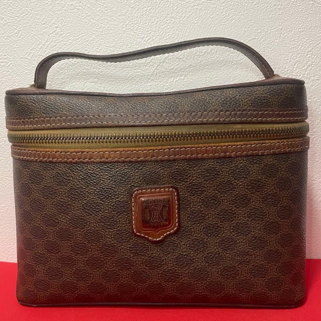 【CELINE 】バニティバッグ ハンドバッグ【マカダム柄】