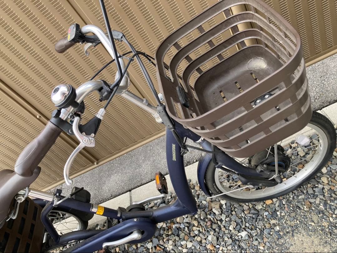 【ブリヂストン】 ラクットワゴンFW0B40電動アシスト三輪車 ネイビー