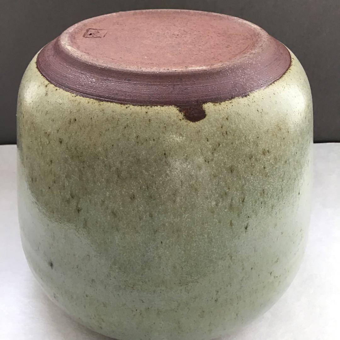 茶道具　水指　伊勢　美夜之窯　八木秀夫作　栞　共箱　S63MS