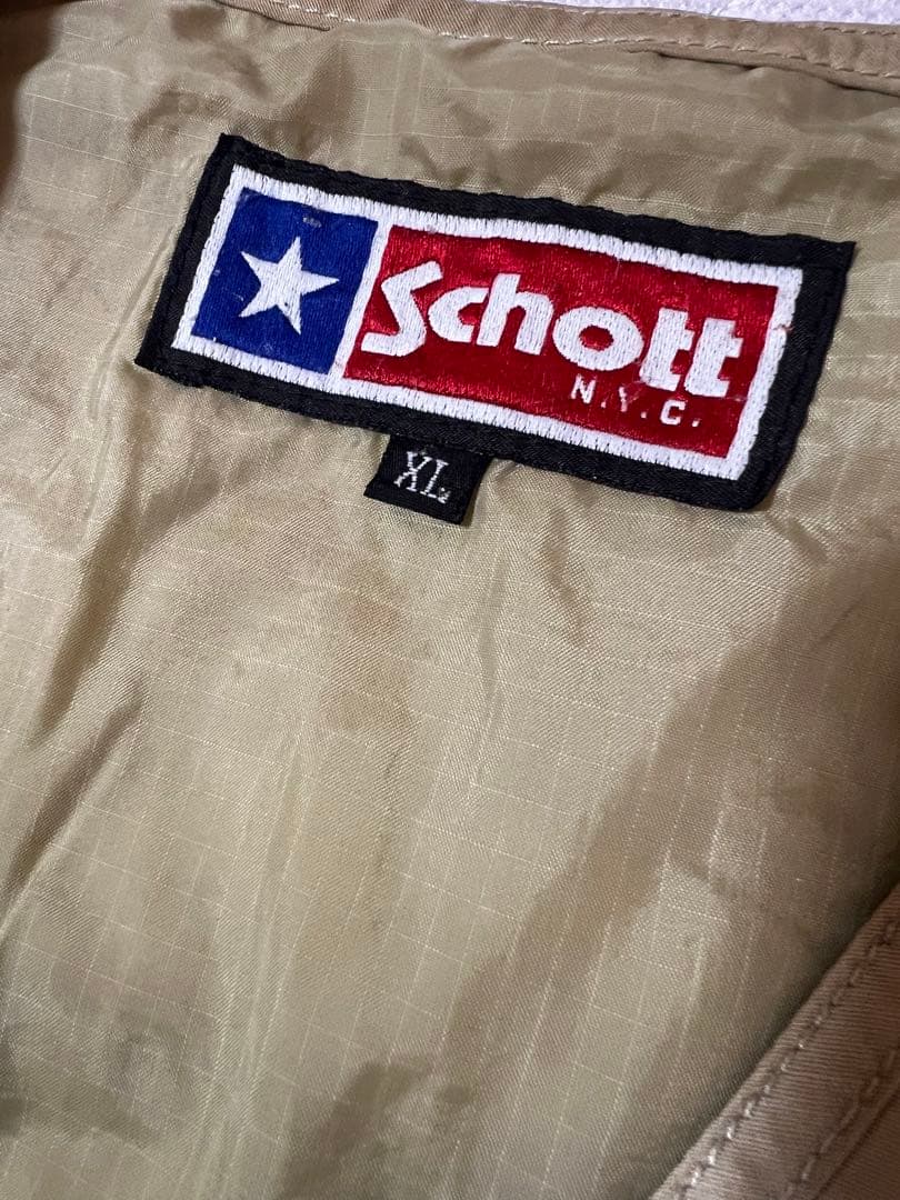 schott ショット　ビンテージ　フィッシングベスト　希少　激レア　USA