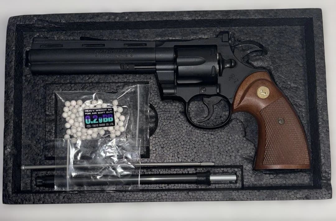 COLT PYTHON 357mag ガスガン 6inch コルトパイソン357