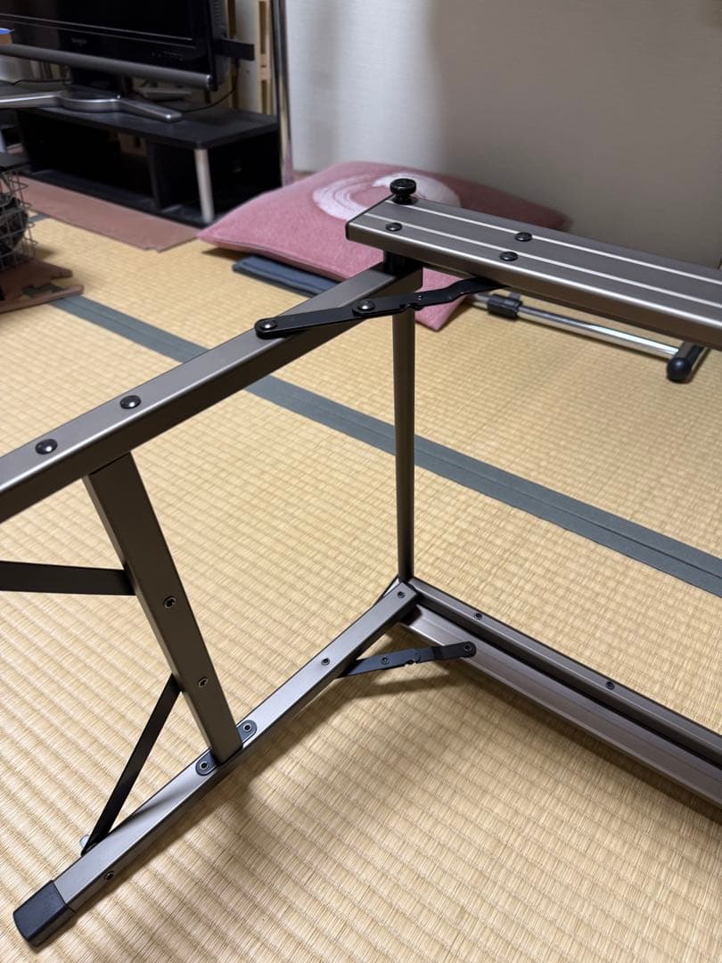 ラーテルワークスウッドパネルテーブル(アッシュグレイ)