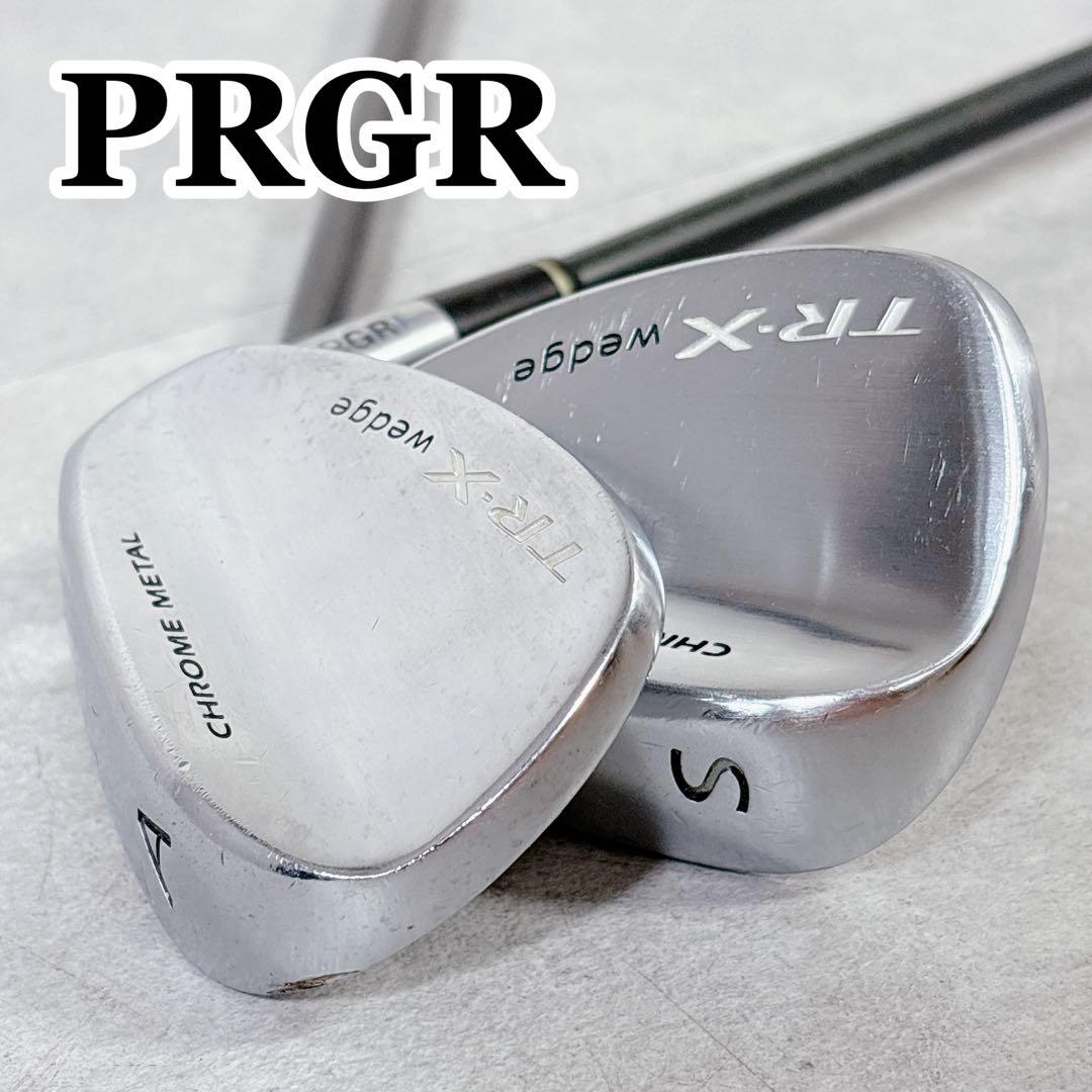 V982 PRGR プロギア TR-X ウェッジ 2本 A・S クロームメタル