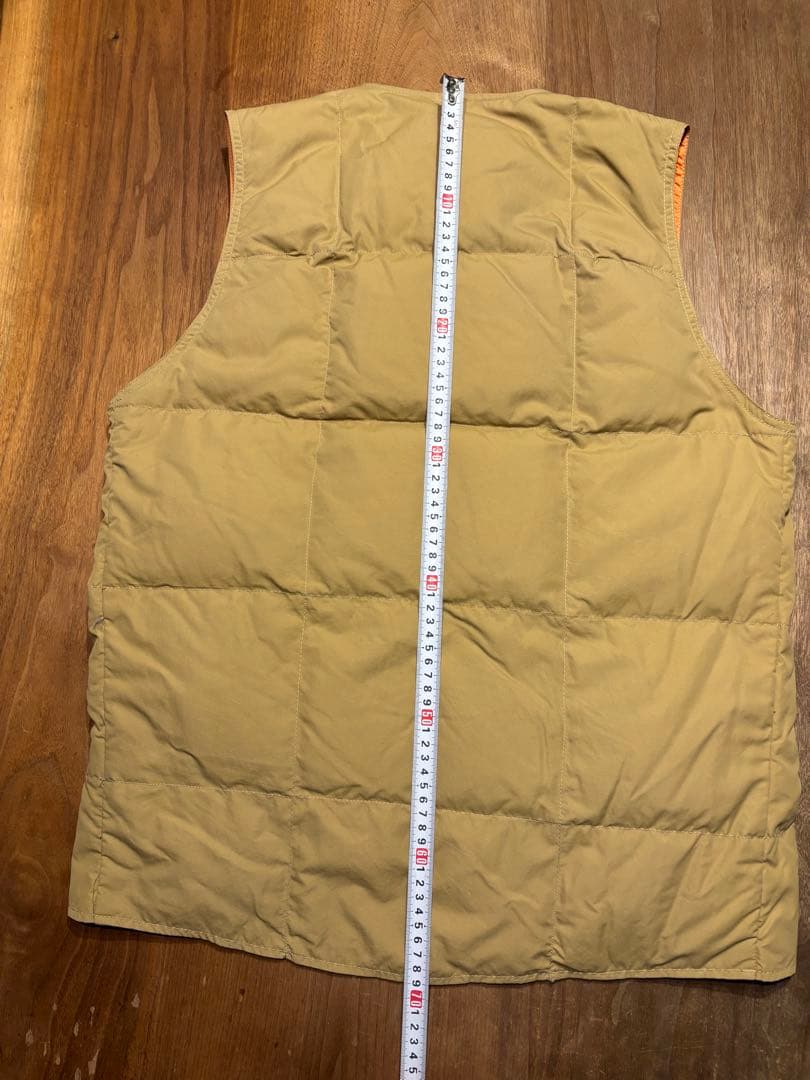 SIERRA DESIGNS ダウンベスト ベージュ/オレンジ