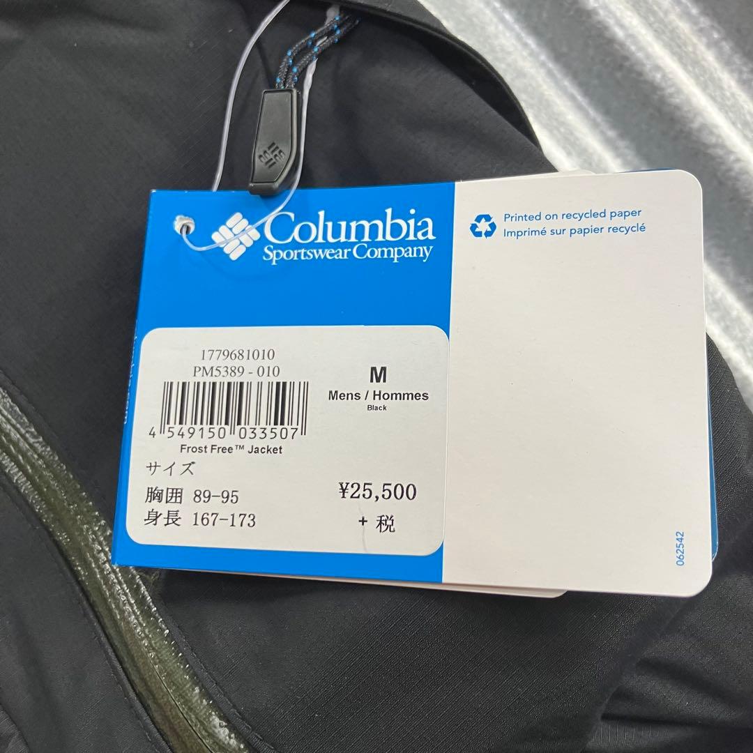 未使用　コロンビア　スノボウェア　上着　ジャケット　アウター　メンズ　黒　M