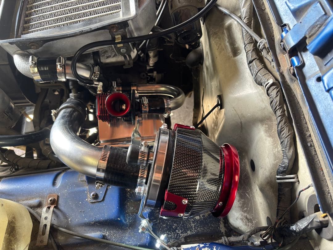 【びわ湖様オーダー品】ジムニーJA11BLITZサクションインテークシステム】