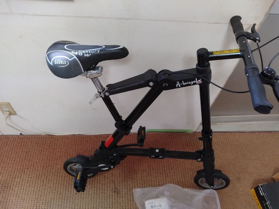 A.bicycle 折りたたみ自転車 黒