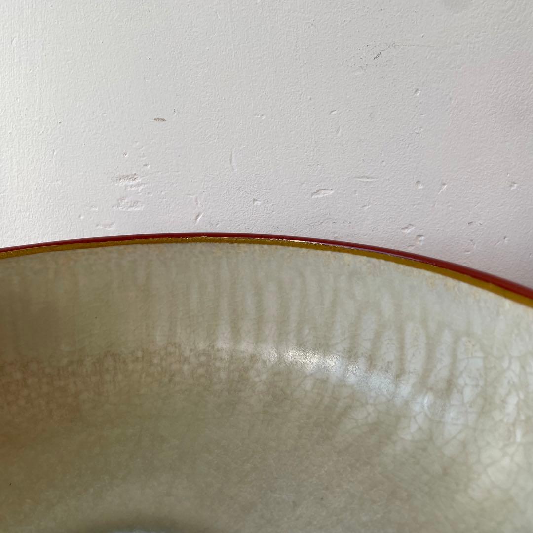 加藤五山　五山造　鉢　真珠釉陶漆　五山窯　瀬戸　共箱付き　26.1.16−2