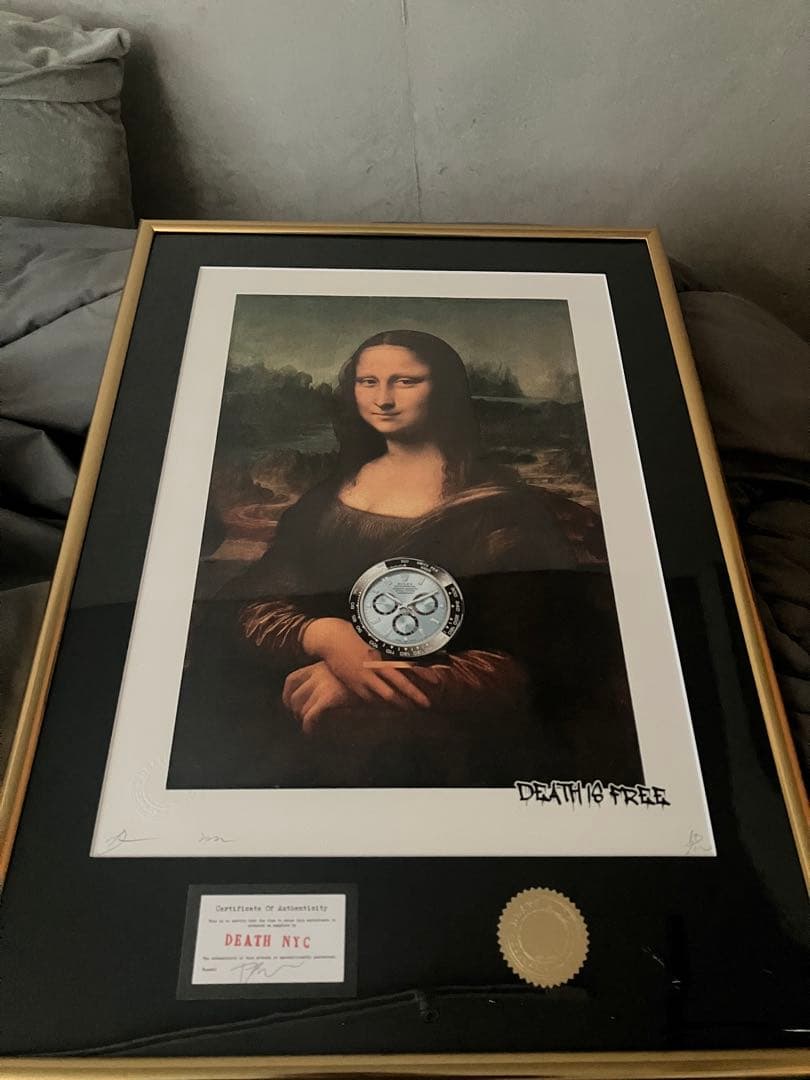 限定100枚　モナリザ　ロレックス　絵画　death nyc