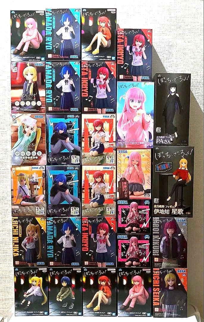ぼっちざろっく アミューズメント限定フィギュア　28点　まとめ売り