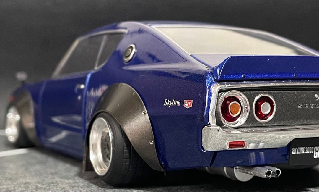 1/24 アシェット 国産名車 スカイライン ケンメリ 旧車 改造車 カスタム