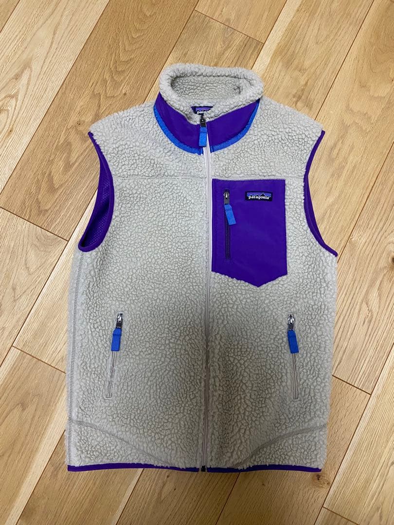 美品　パタゴニア patagonia レトロX ベストペリカン パープル