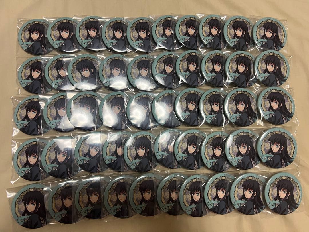 時透無一郎　ワールドツアー缶バッジ　50点