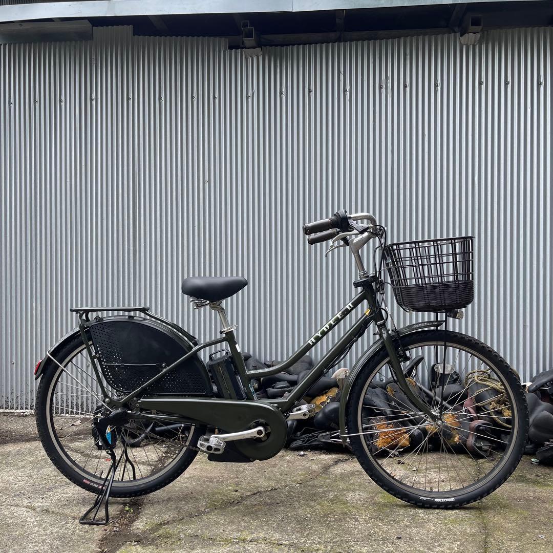 送料無料条件付電動アシスト自転車 26インチHYDEE.II バッテリー12ah