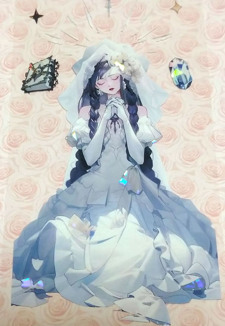 廃盤品✩J1063＃慕纱礼(贝壳光)目境幽冥切売り海外人物マステ女の子AIマステ