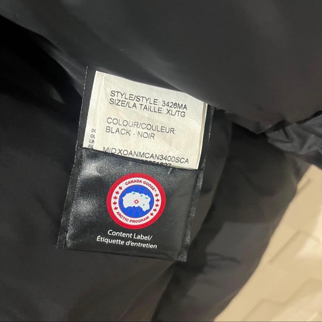 【超美品/XL/最終モデル】 カナダグース　シャトー　黒　サザビーリーグ