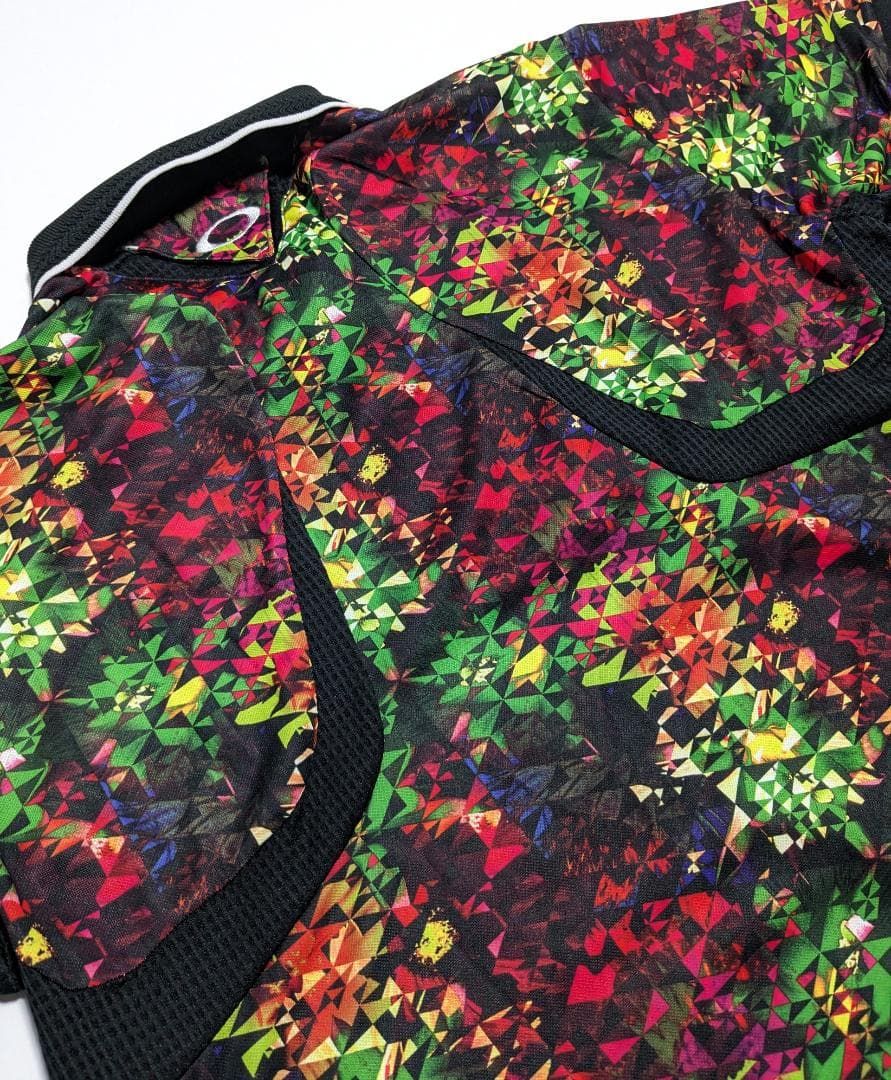 新品 オークリー スカル 上下セット 半袖ポロシャツ ゴルフショーツ 黒 メンズ