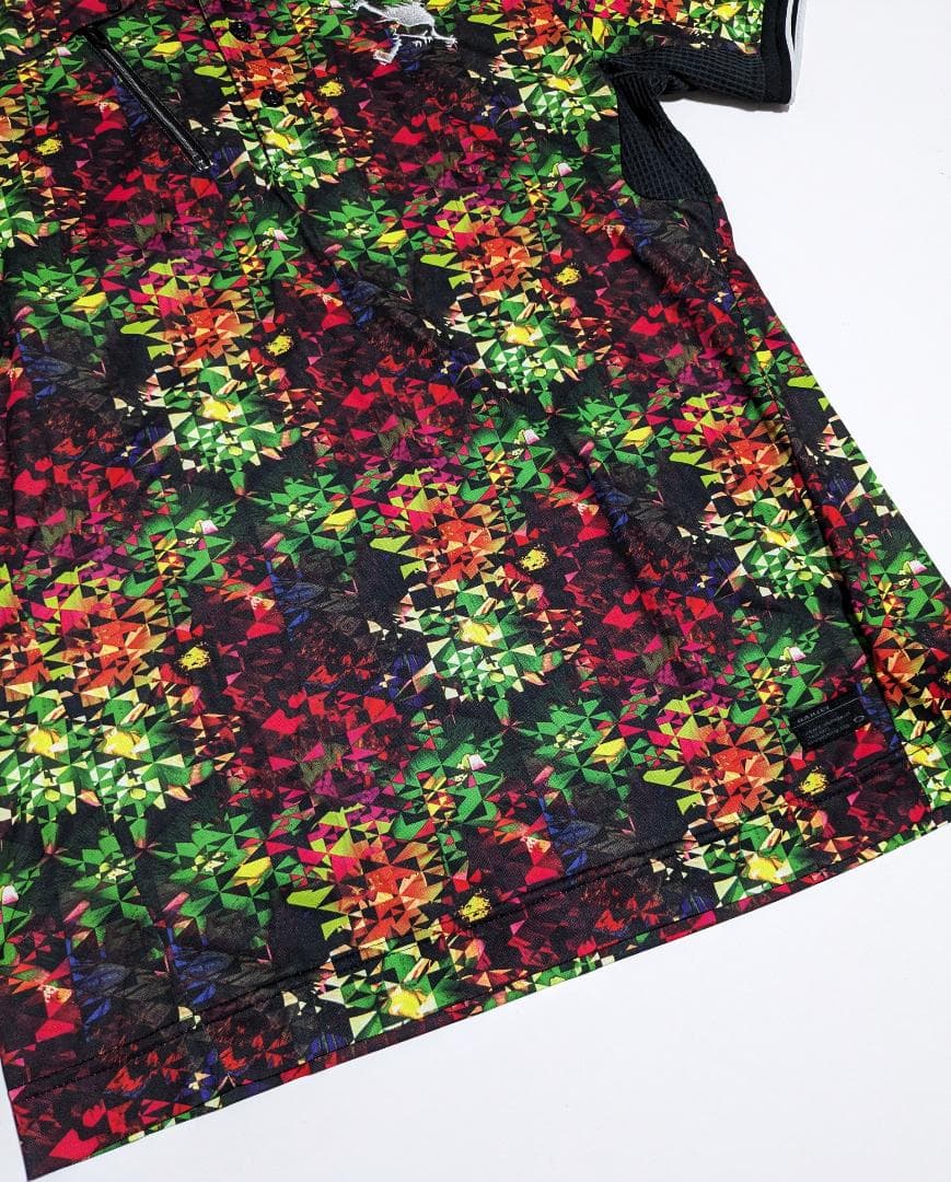 新品 オークリー スカル 上下セット 半袖ポロシャツ ゴルフショーツ 黒 メンズ