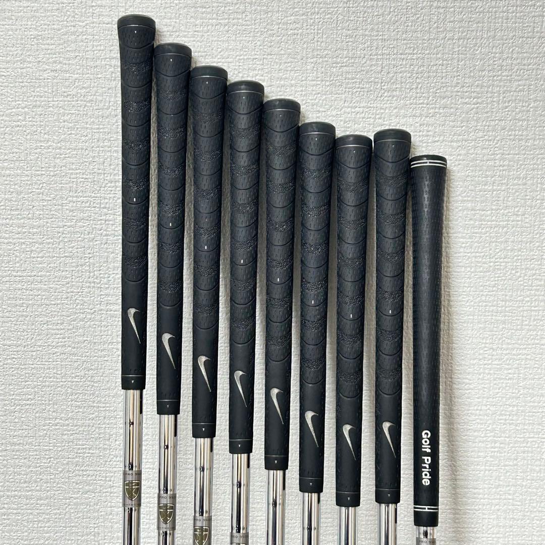 ナイキ プロコンボ Ti-FACE アイアン 9本 4-S スチールR 名器