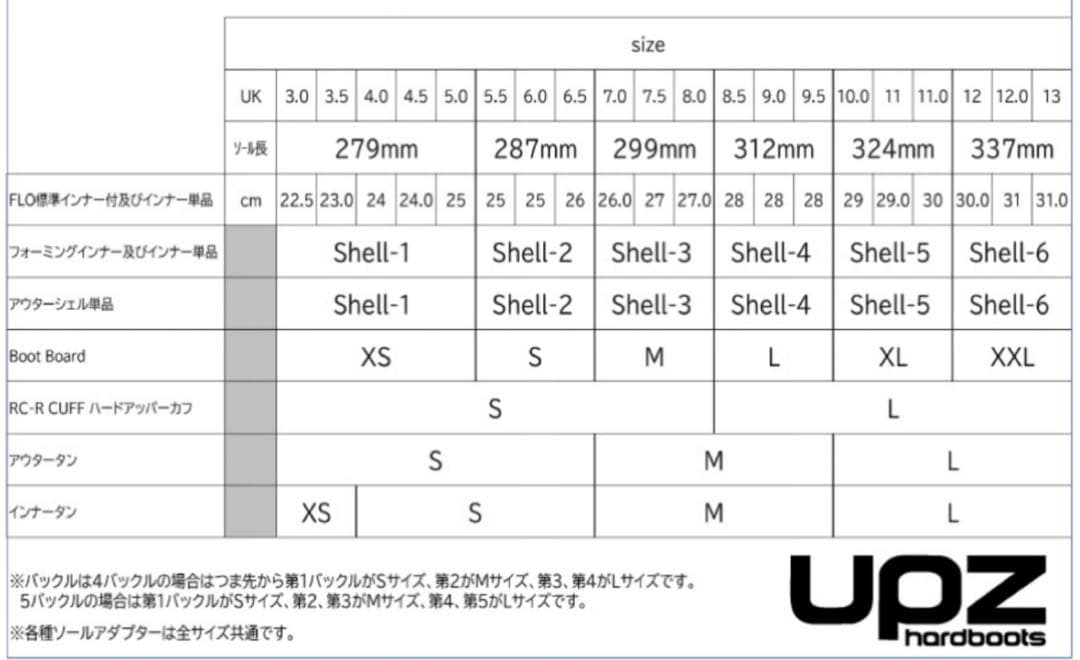 UPZ AT8 26.0-27.0cm アルペンスノーボード　ブーツ