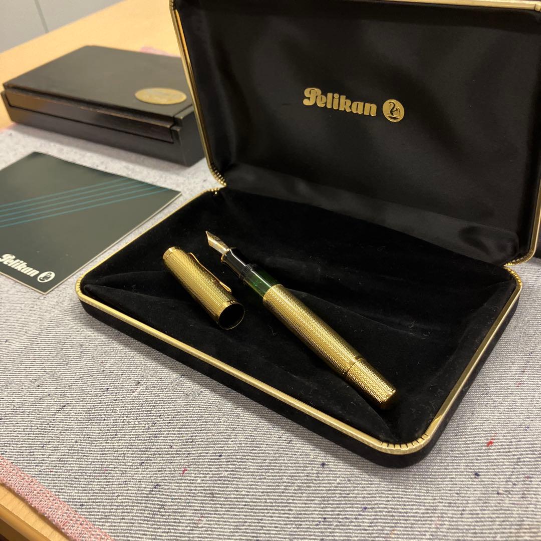 Pelikan M760ペリカン150周年記念 18K B木箱付 未使用品