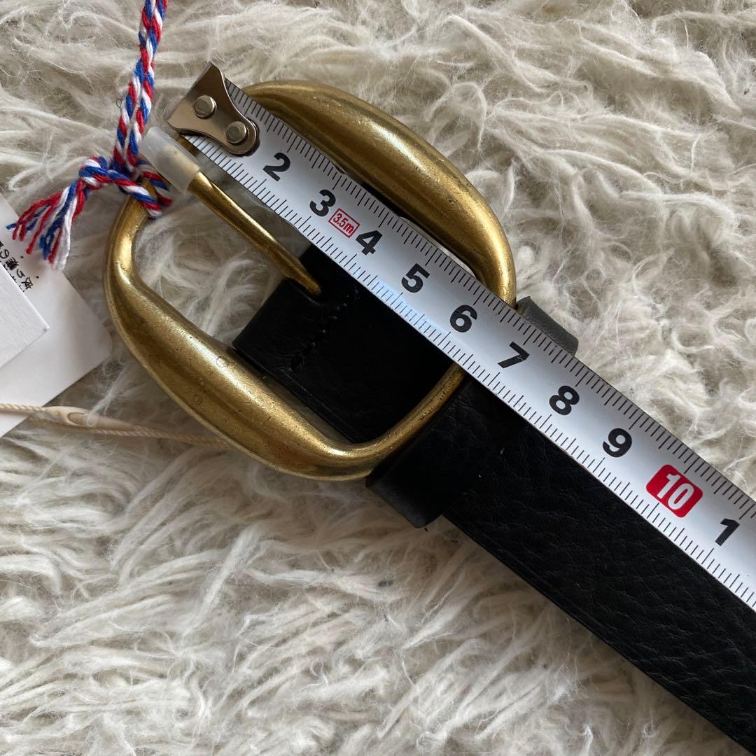 【りんごっちMAISON BOINET/メゾンボワネ】35MM ベルト　黒