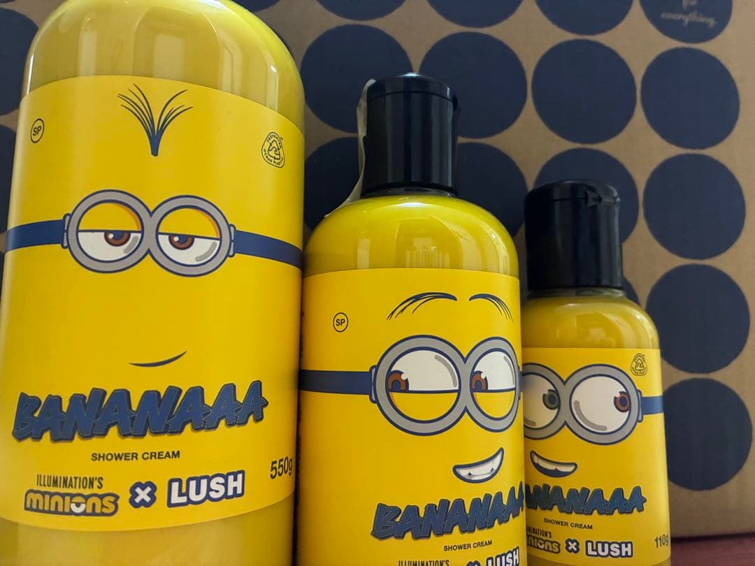 LUSH ミニオンコラボ ボディソープ三本セット