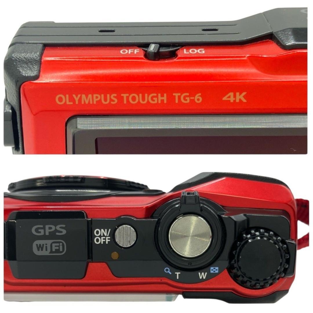 OLYMPUS Tough TG-6 デジカメ　コンデジ　カメラ　赤　動作確認済