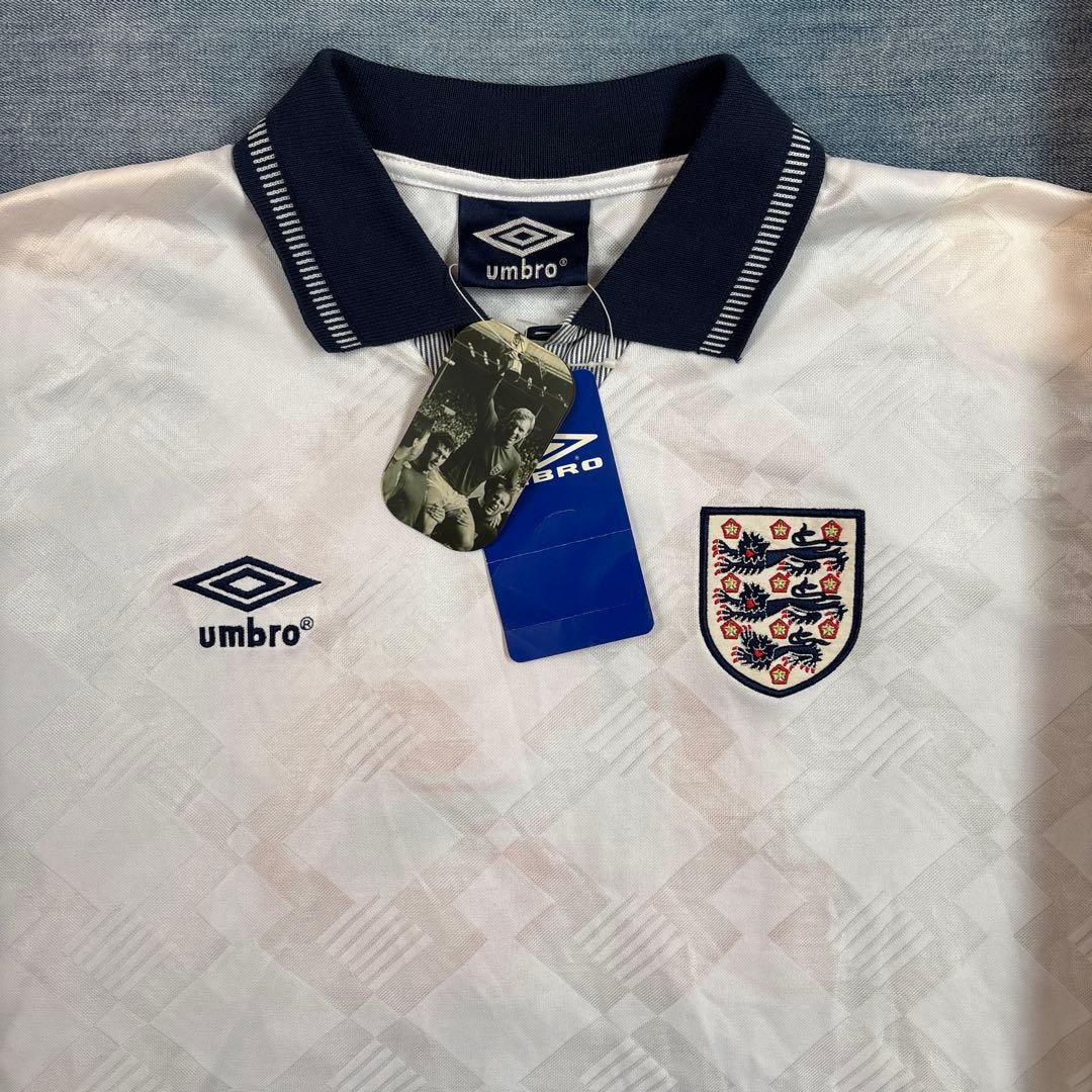 1990 イングランド代表 復刻版ユニフォーム Lサイズ