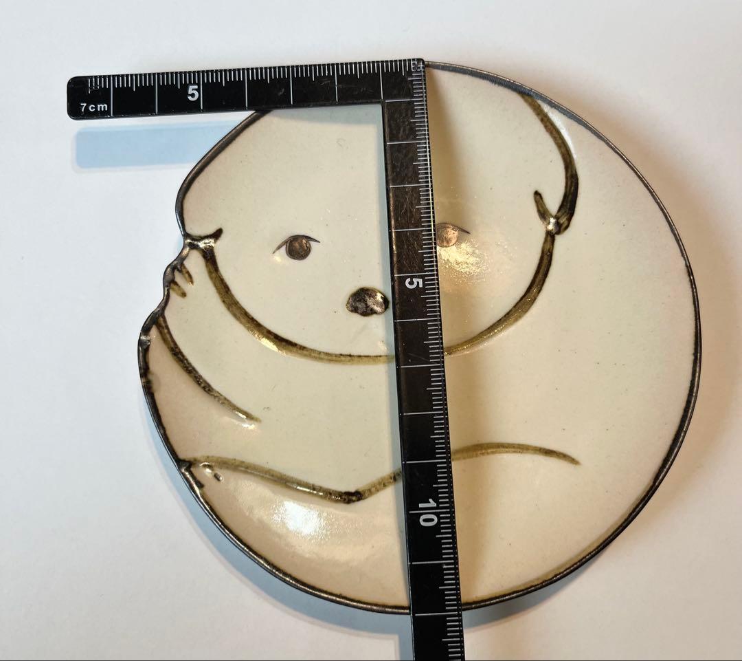 レア★六兵衛窯　未使用　仔犬小皿セット　神坂雪佳　中村芳中　清水焼　光琳画譜琳派