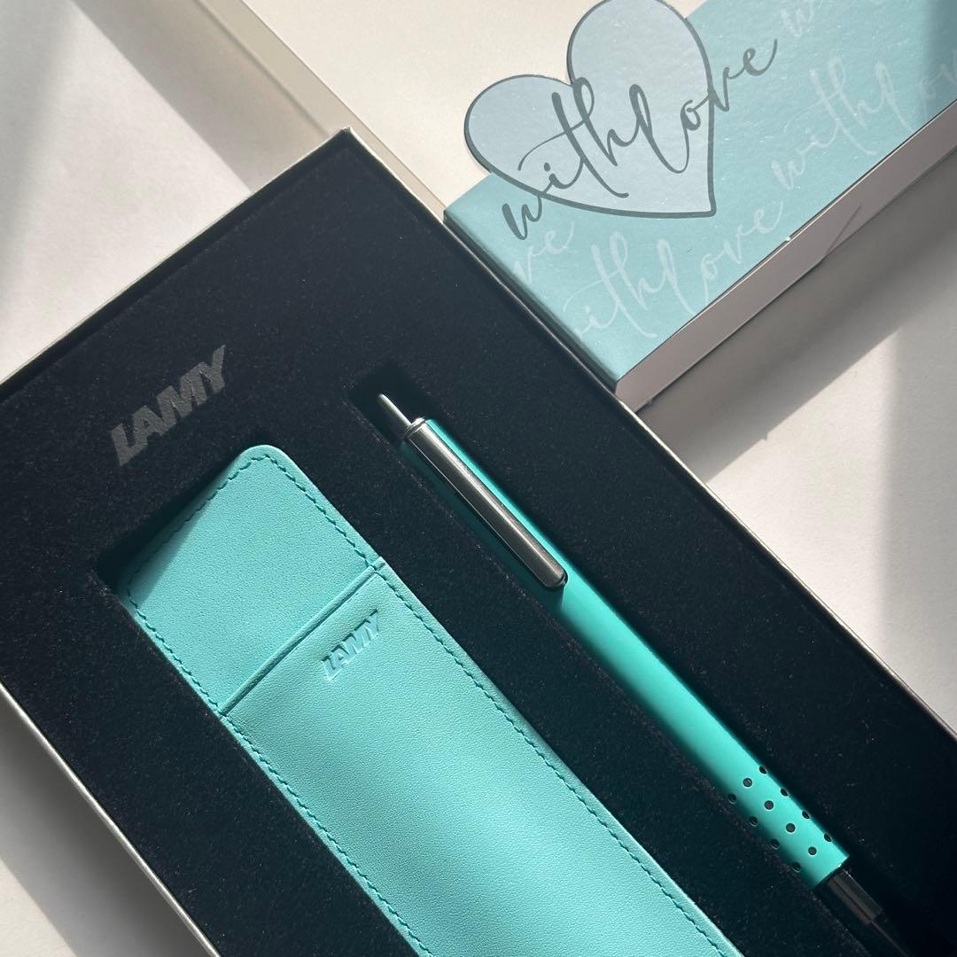 【限定】ラミー スイフト lamy swift ラグーン レザーケース付セット