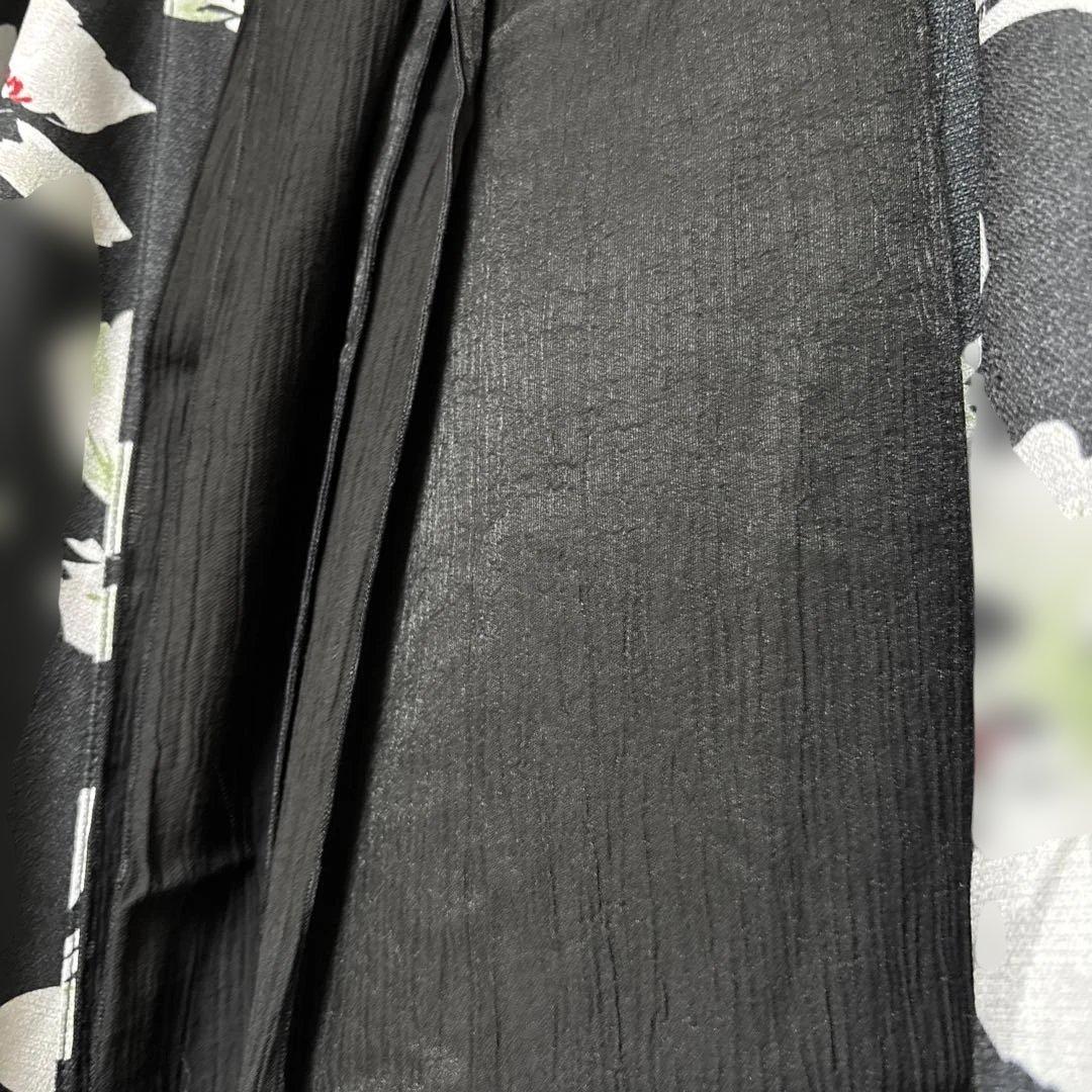 シネマティック 元鈴木さん 2way浴衣 黒 エコバッグになる兵児帯付き