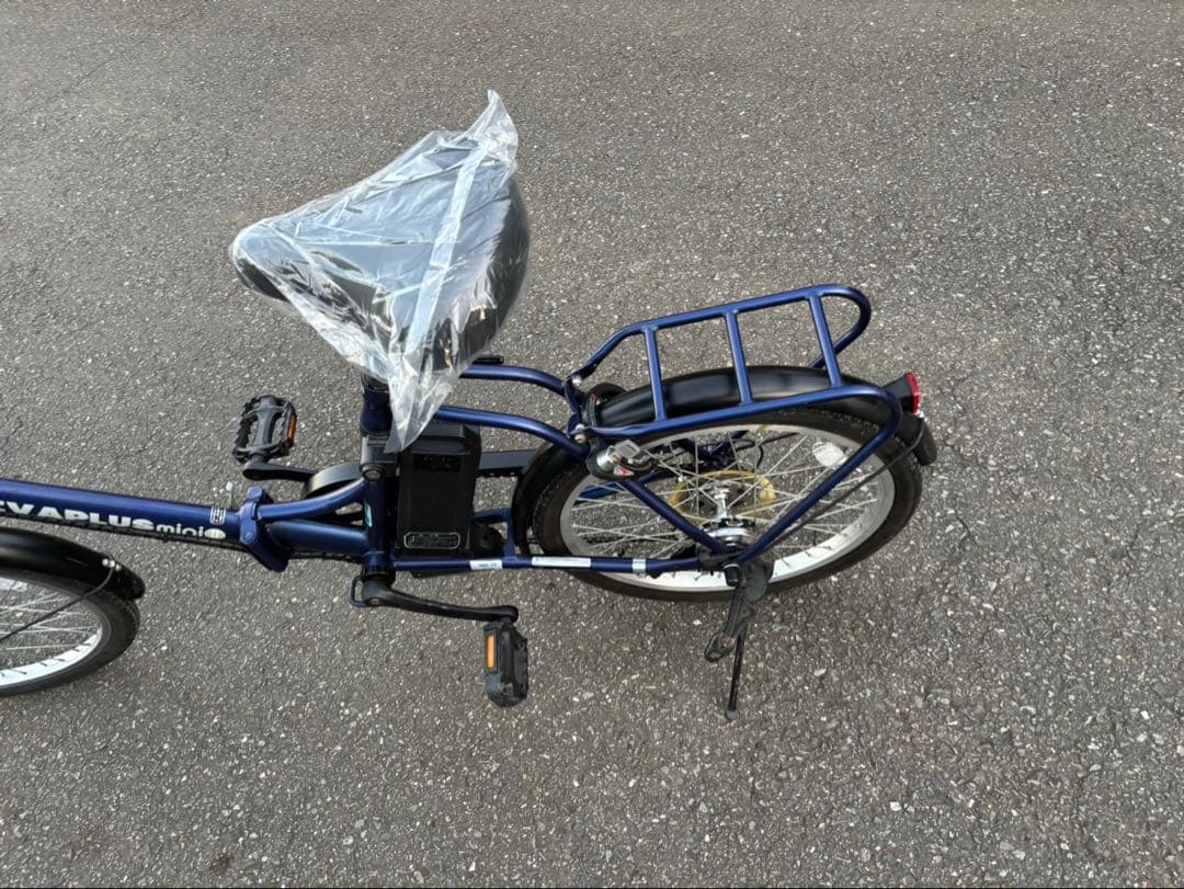 電動アシスト折りたたみ自転車 evaplus