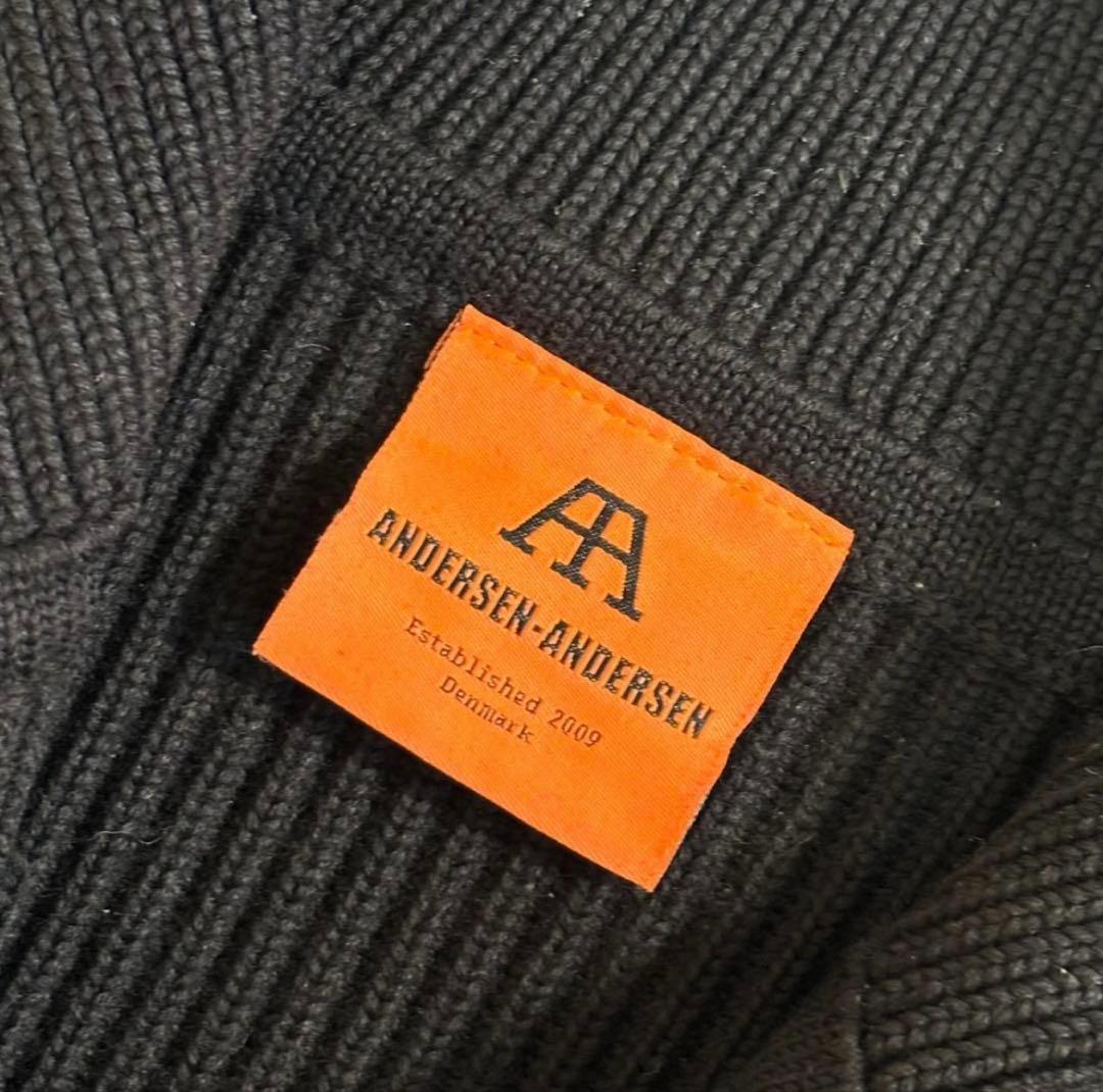 アンデルセンアンデルセン ハーフジップドライバーズニット