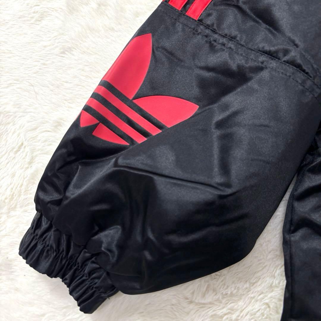 入手困難 80s デサント社製 adidas フード ベンチコート トレフォイル