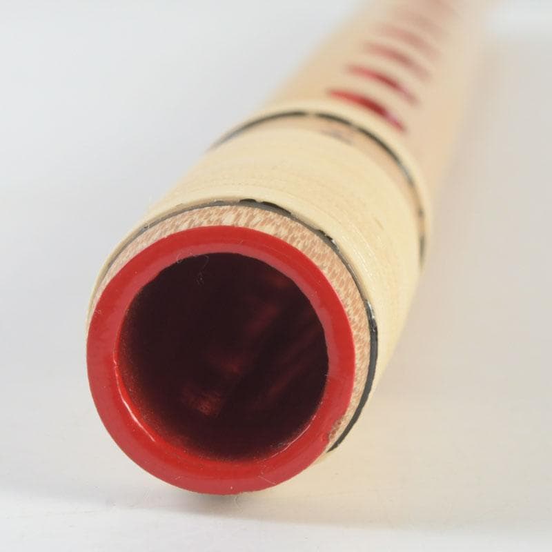 和楽器　木管楽器　獅子田竹渓作　篠笛　竹笛　袋付　N　9781